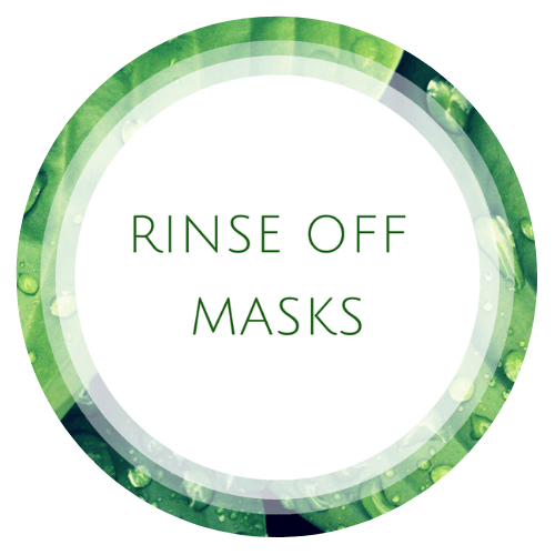 Rinse off masks